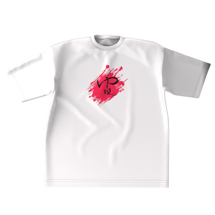 ゆう理ロゴ ビッグシルエットTシャツ - XL - 正面