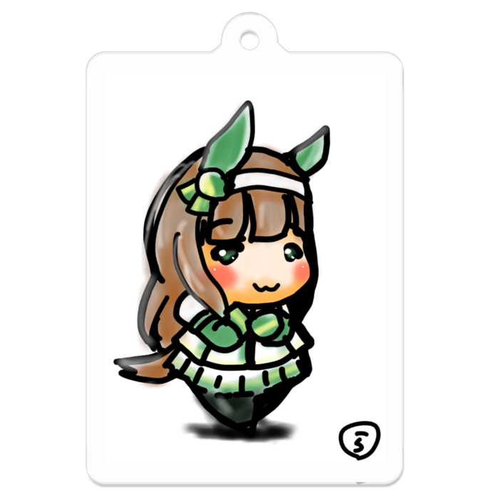 アクリルキーホルダー - 50 x 50 (mm)
