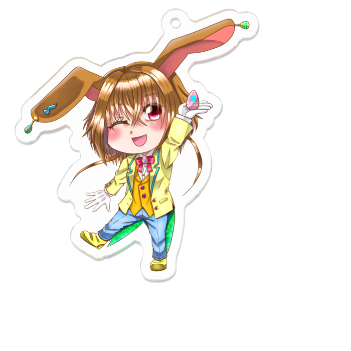 アクリルキーホルダー - 70 x 70 (mm)