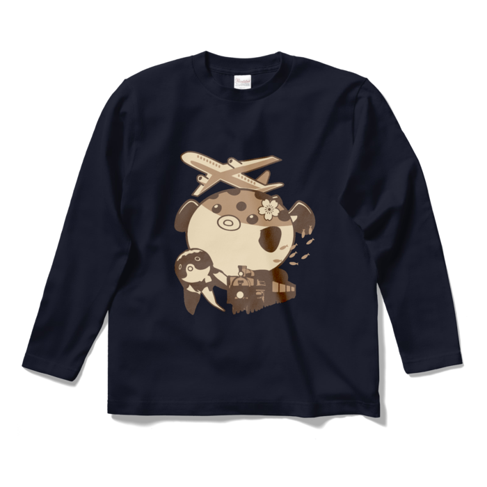 ロングスリーブTシャツ - S - ネイビー