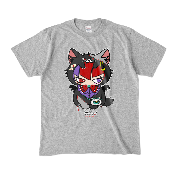 カラーTシャツ - M - 杢グレー (濃色)