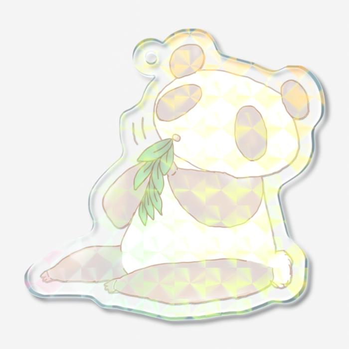 ホログラムアクリルキーホルダー - 50 × 50mm