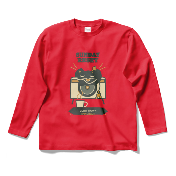ロングスリーブTシャツ - S - レッド