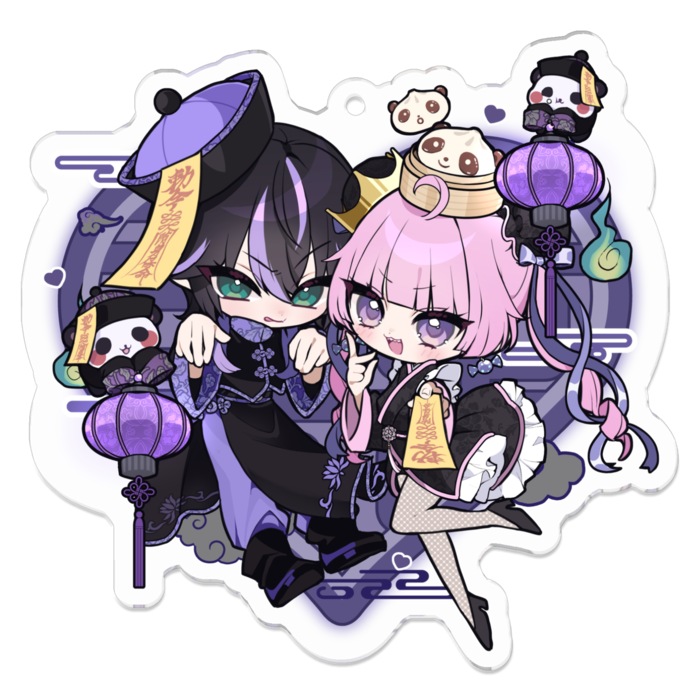 アクリルキーホルダー - 70 x 70 (mm)
