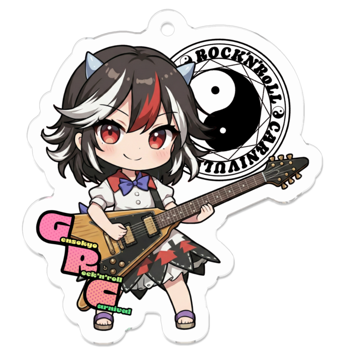 アクリルキーホルダー - 50 x 50 (mm)