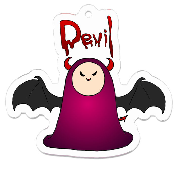 アクリルキーホルダー - 50 x 50 (mm)