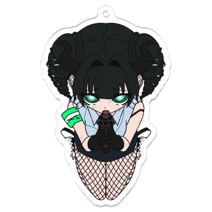 アクリルキーホルダー（コーティング） - 70 x 70 (mm)