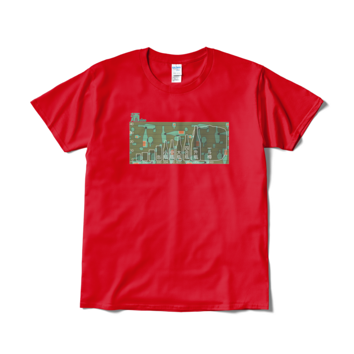 Tシャツ（短納期） - L - レッド