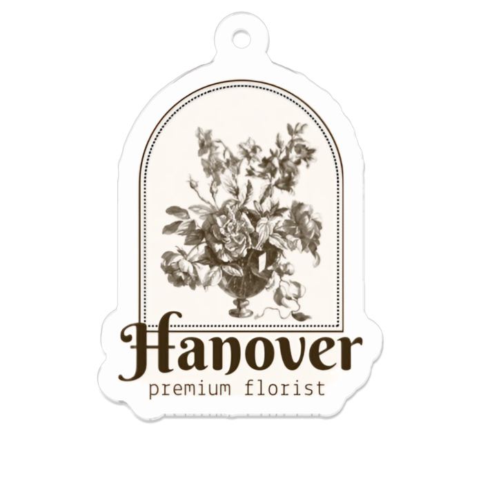 アクリルキーホルダー - 50 x 50 (mm)