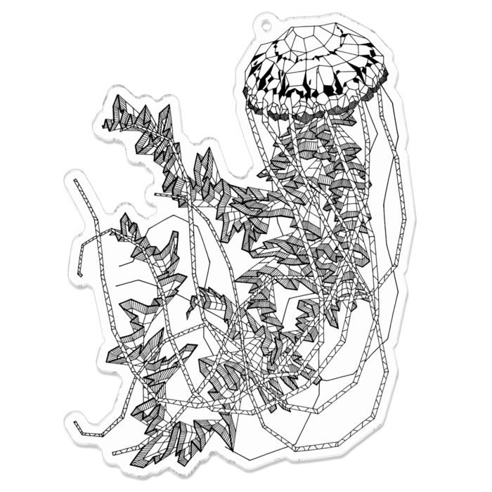 アクリルキーホルダー - 100 x 100 (mm)