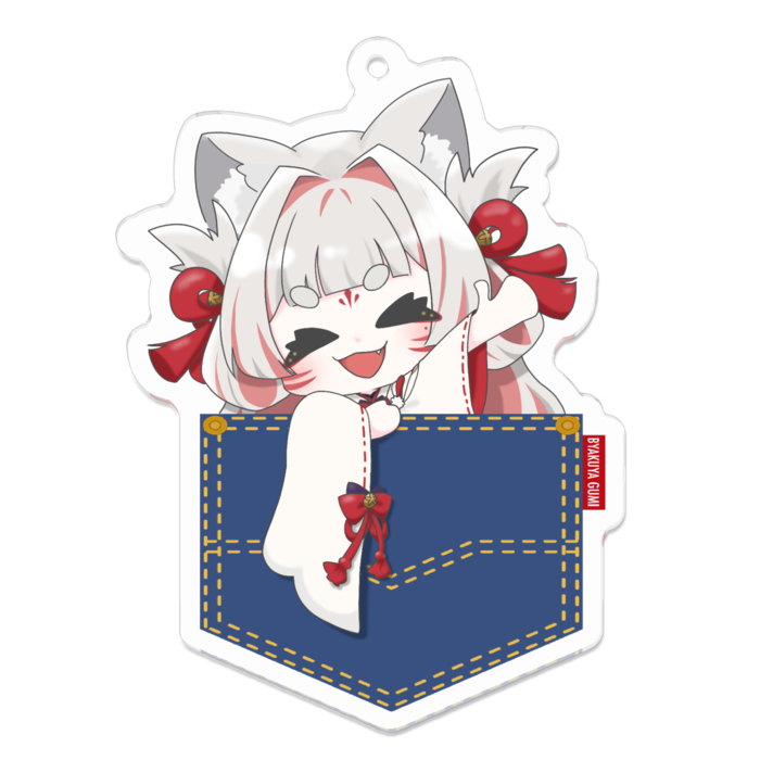 アクリルキーホルダー - 70 x 70 (mm)