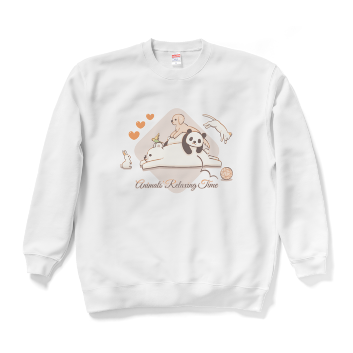 スウェット　白色　XL