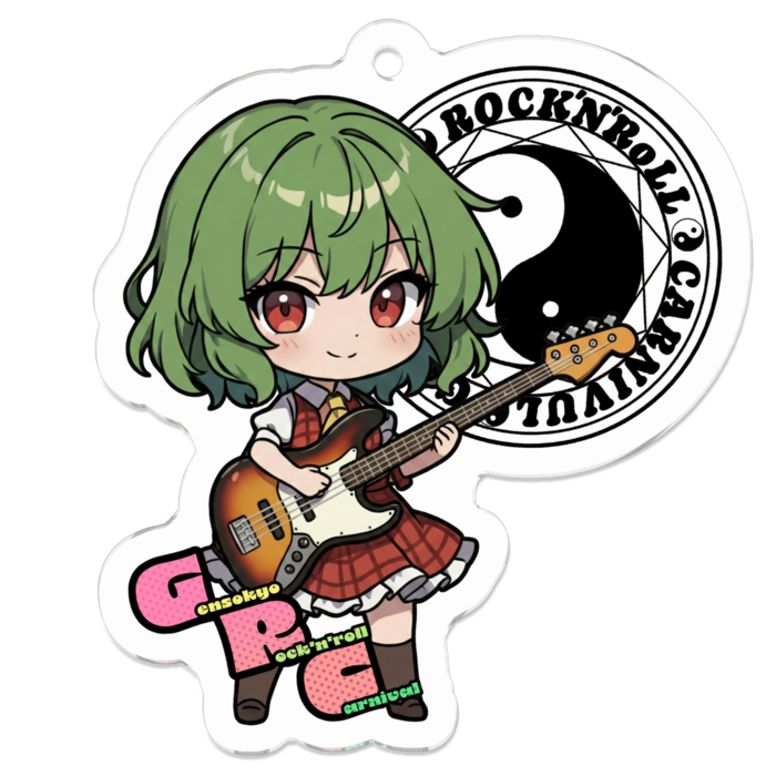 アクリルキーホルダー - 50 x 50 (mm)