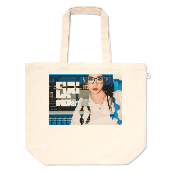 トートバッグ - L - プリント面積中"noise-blue"