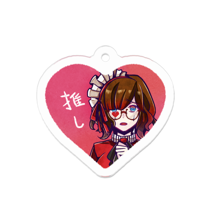 アクリルキーホルダー - 50 x 50 (mm)