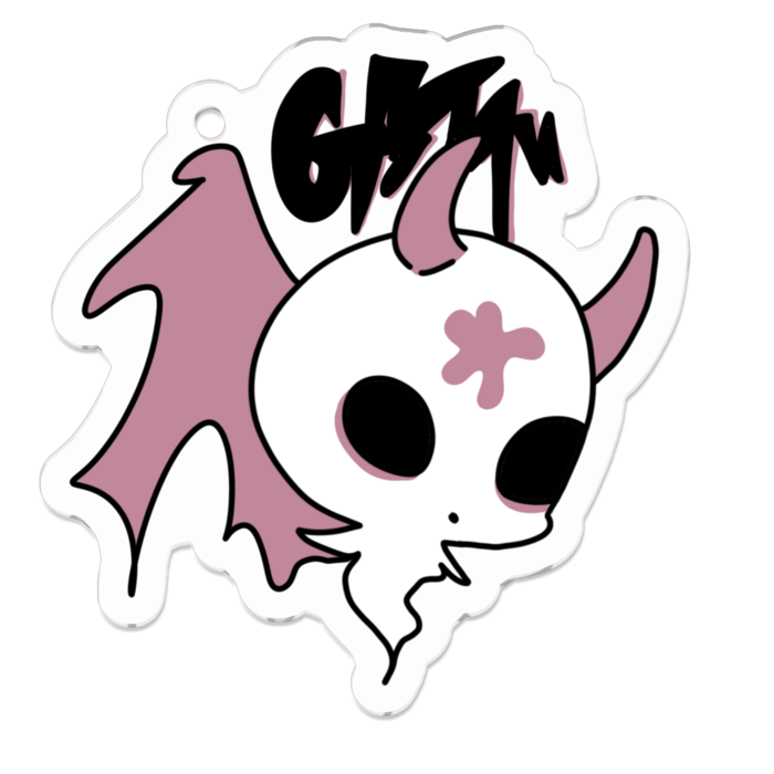 アクリルキーホルダー - 50 x 50 (mm)