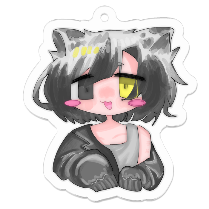 アクリルキーホルダー - 50 x 50 (mm)