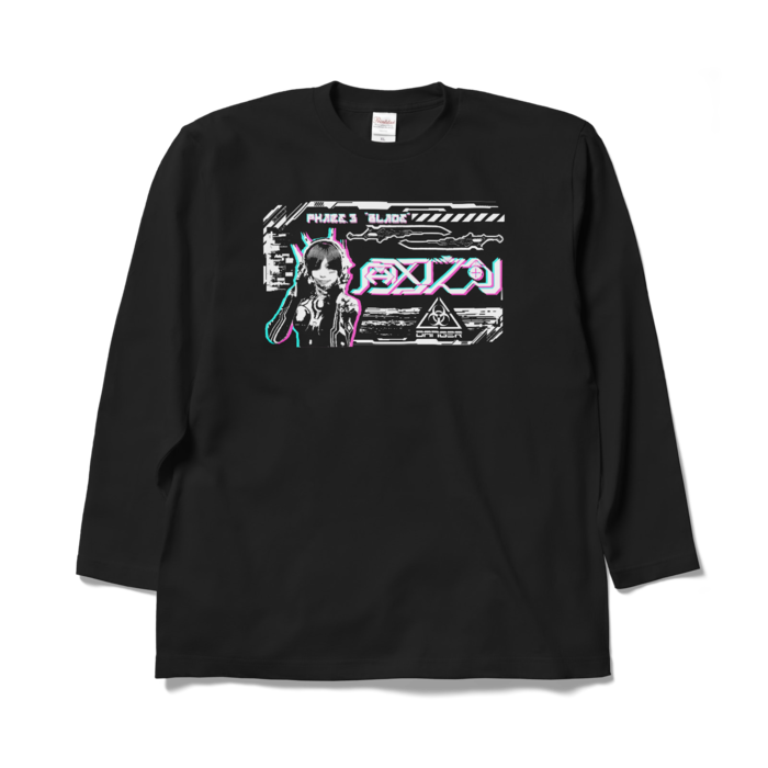 ロングスリーブTシャツ - XL - ブラック