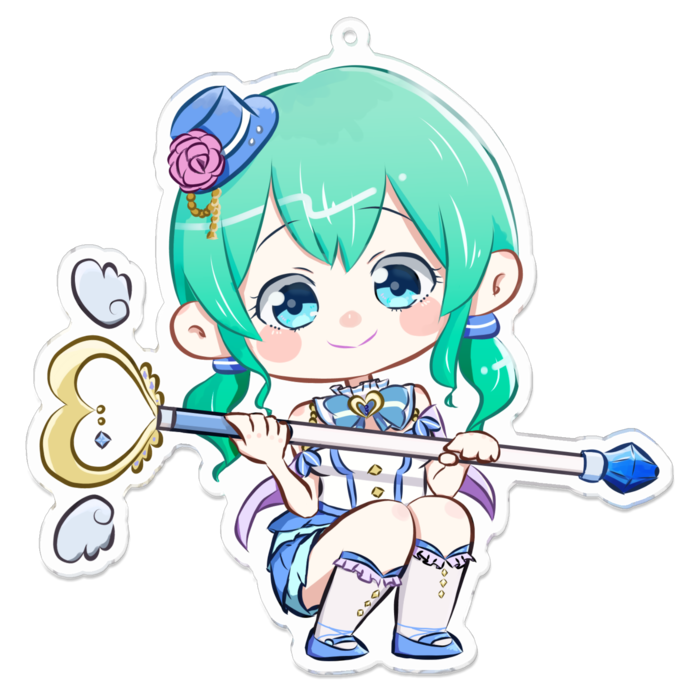 アクリルキーホルダー - 100 x 100 (mm)