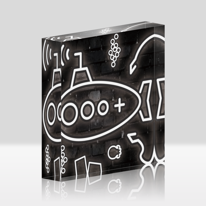 アクリルブロック - 100x100mm