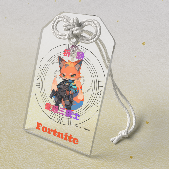 アクリルお守り - 50 × 80mm