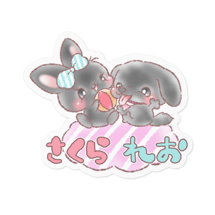 ステッカー - 100 x 100 (mm)