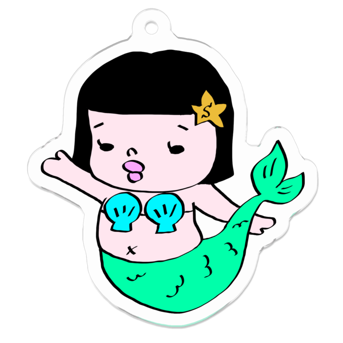 アクリルキーホルダー - 50 x 50 (mm)