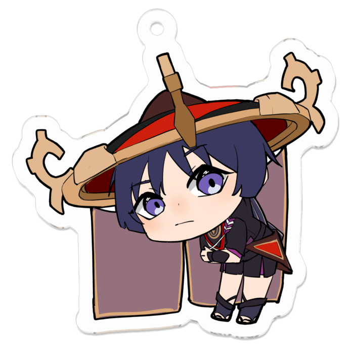 アクリルキーホルダー - 50 x 50 (mm)