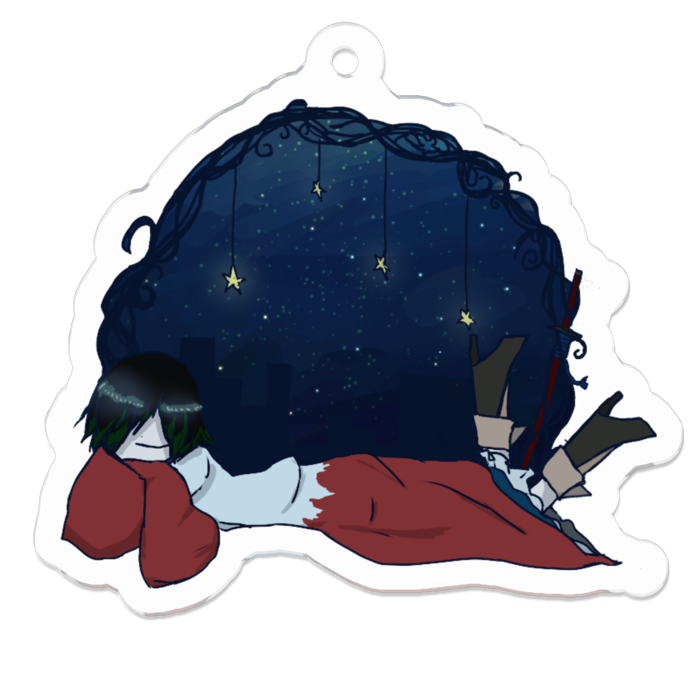 アクリルキーホルダー - 50 x 50 (mm)(1)