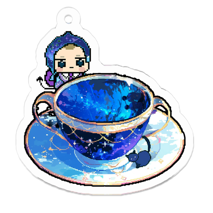 アクリルキーホルダー - 50 x 50 (mm)