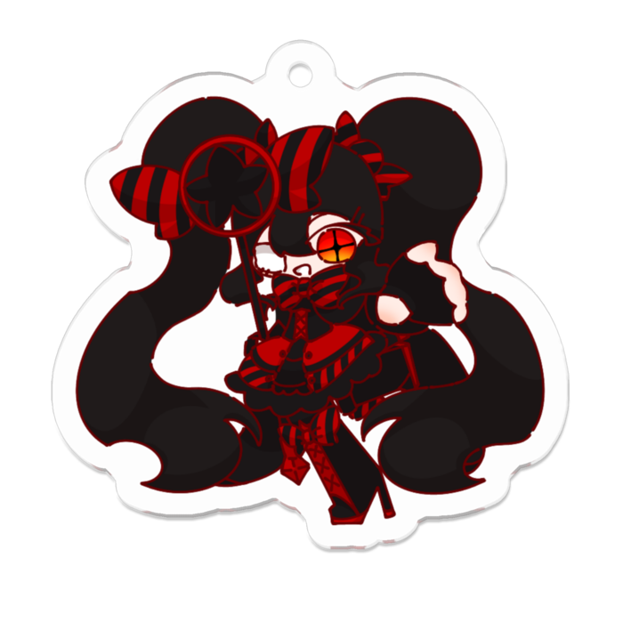 アクリルキーホルダー - 50 x 50 (mm)