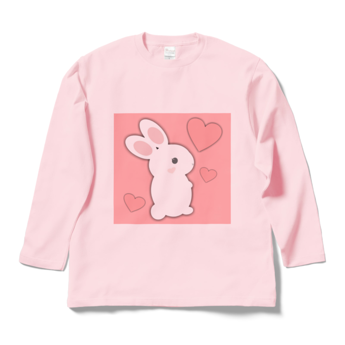 ロングスリーブTシャツ - L - ライトピンク