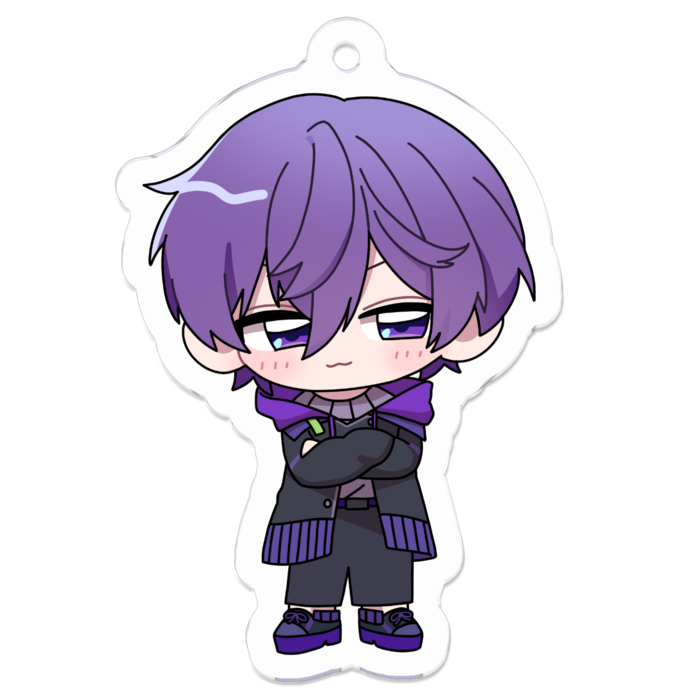 アクリルキーホルダー（コーティング） - 50 x 50 (mm)