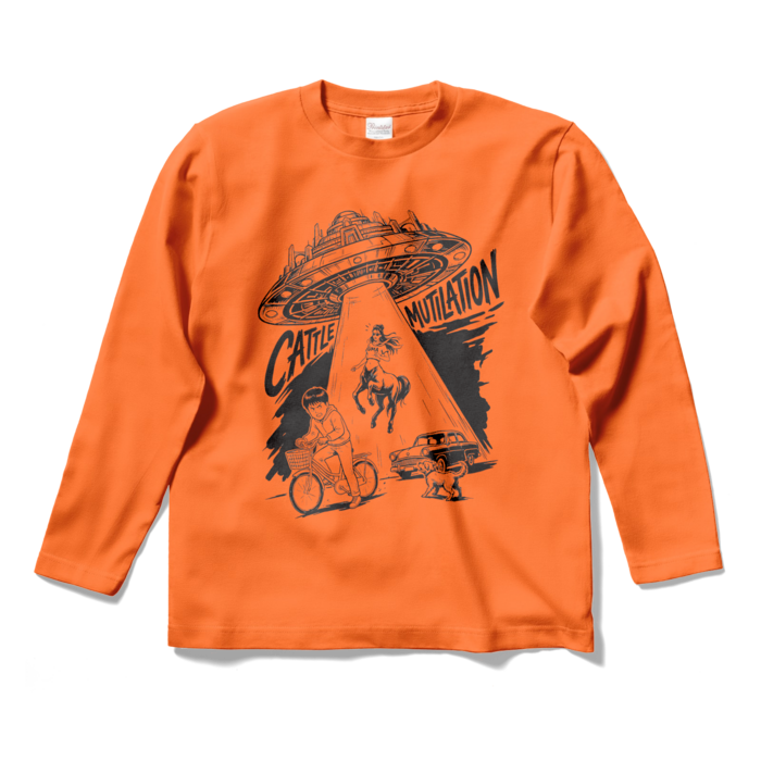 ロングスリーブTシャツ - S - オレンジ