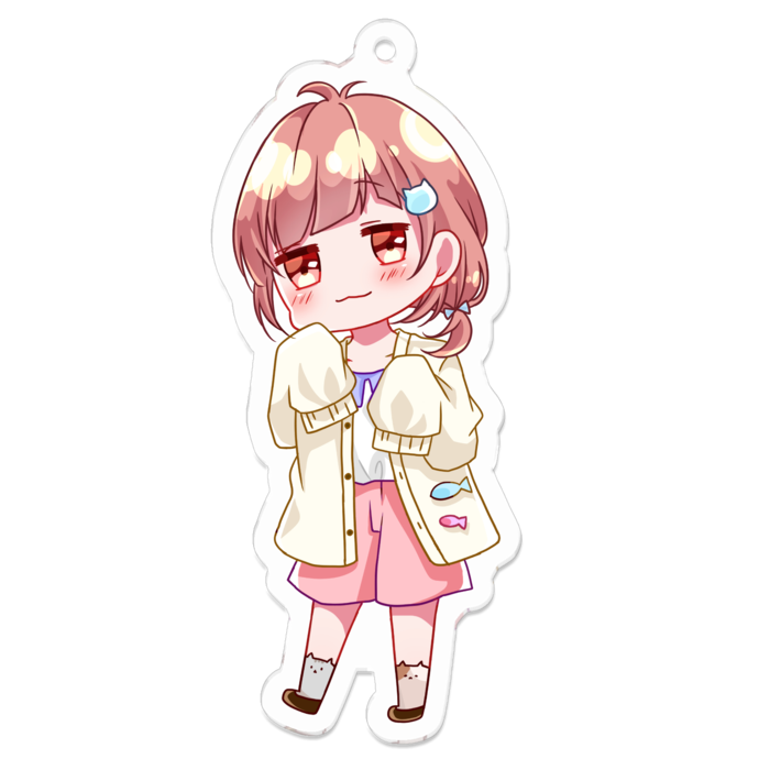 アクリルキーホルダー - 70 x 70 (mm)