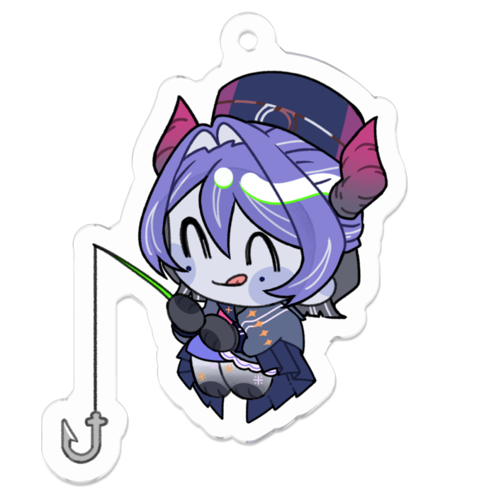 アクリルキーホルダー - 50 x 50 (mm)