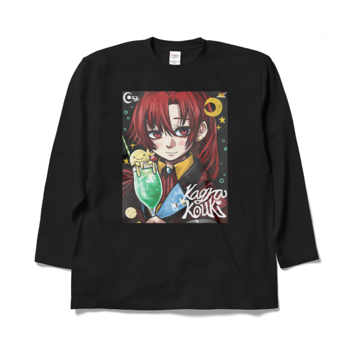ロングスリーブTシャツ - XL - ブラック