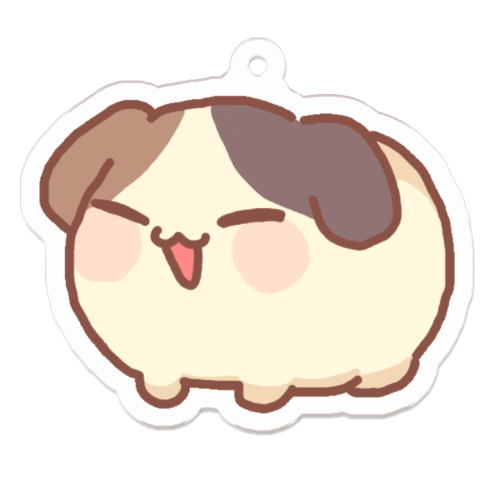 アクリルキーホルダー - 50 x 50 (mm)