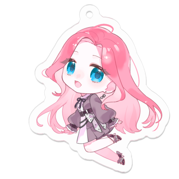 アクリルキーホルダー - 50 x 50 (mm)