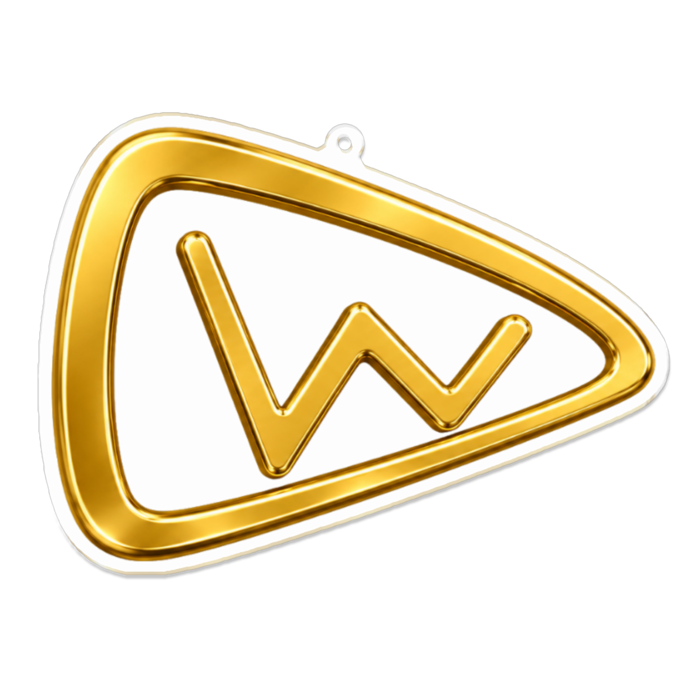 ｗボトムアクリルキーホルダー - 100 x 100 (mm)(2)