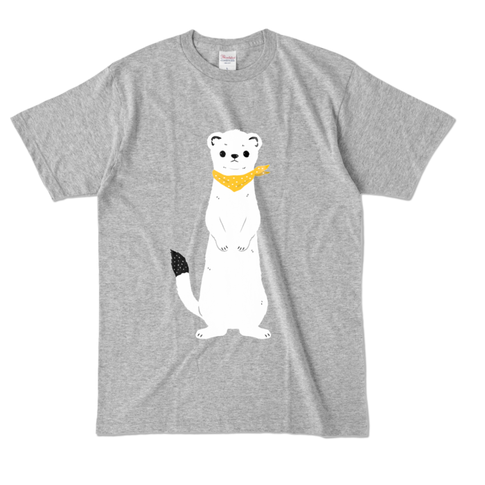 カラーTシャツ - L - 杢グレー (濃色)