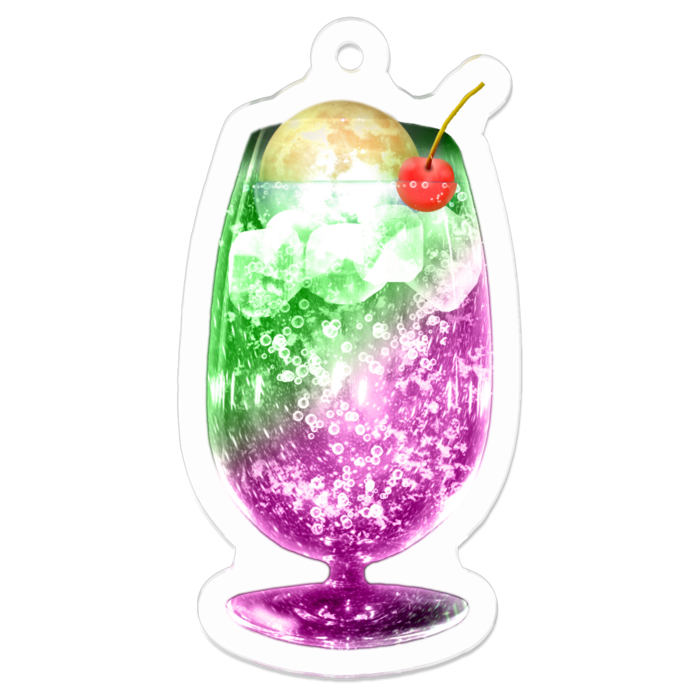 アクリルキーホルダー - 50 x 50 (mm)
