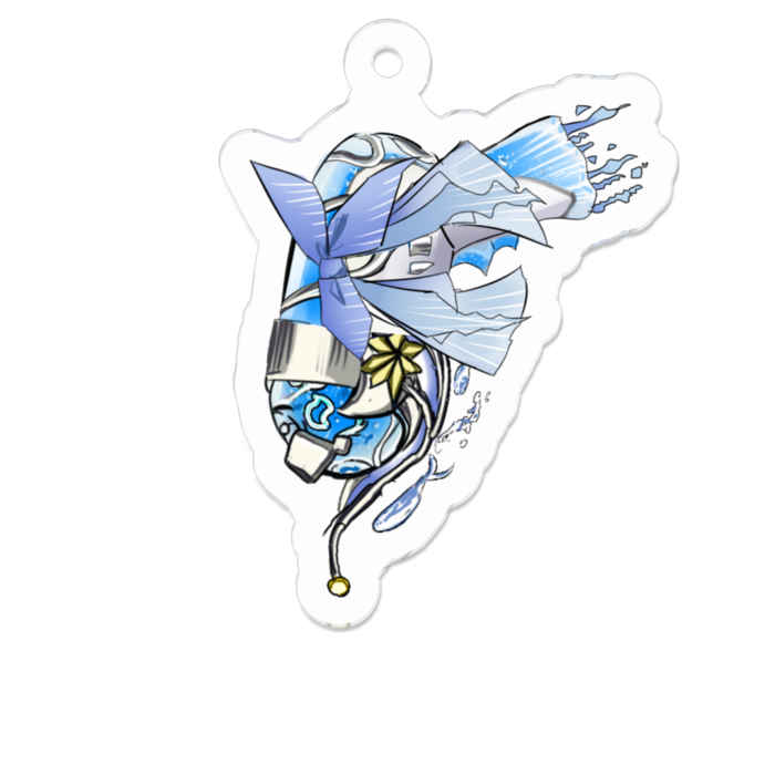 アクリルキーホルダー - 50 x 50 (mm)