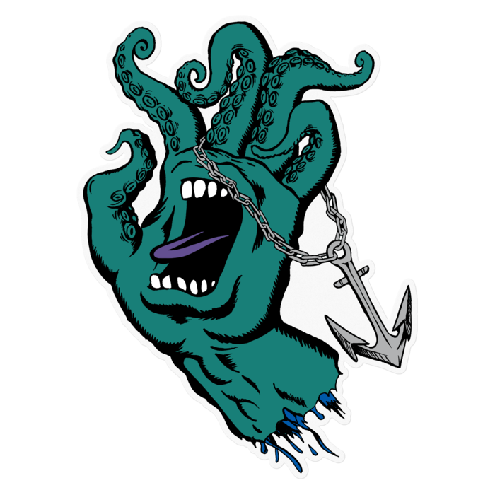 背景透明ステッカー - 160 x 160 (mm)