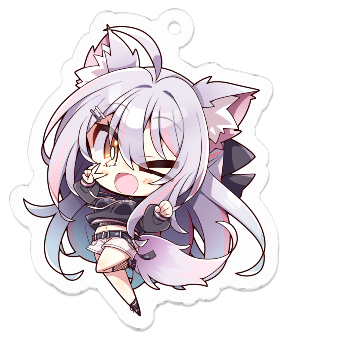 アクリルキーホルダー - 50 x 50 (mm)