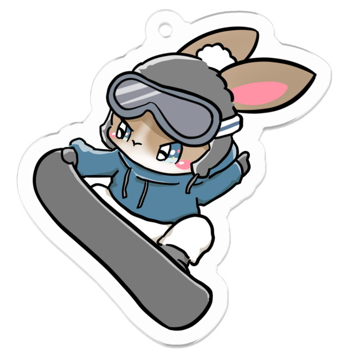 アクリルキーホルダー - 50 x 50 (mm)