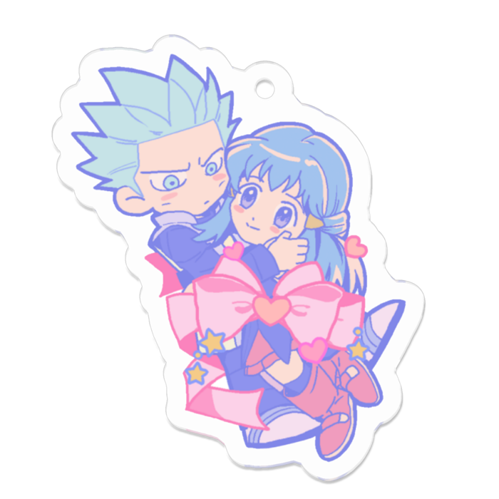 アクリルキーホルダー - 50 x 50 (mm)