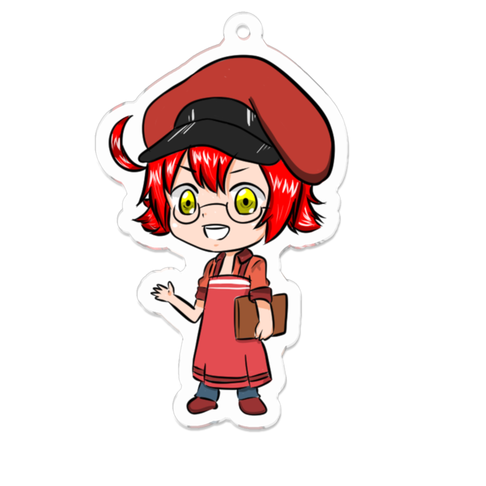 アクリルキーホルダー - 70 x 70 (mm)