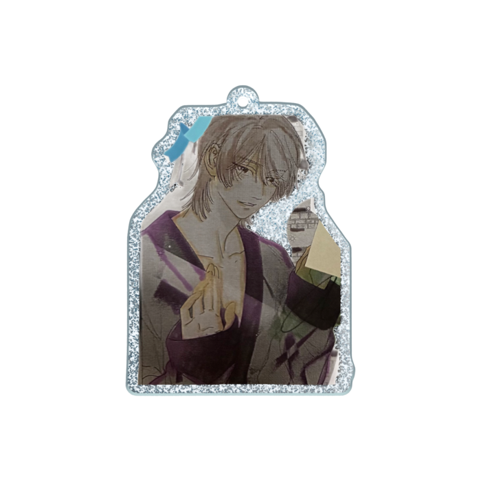 ラメアクリルキーホルダー - 70 × 70mm