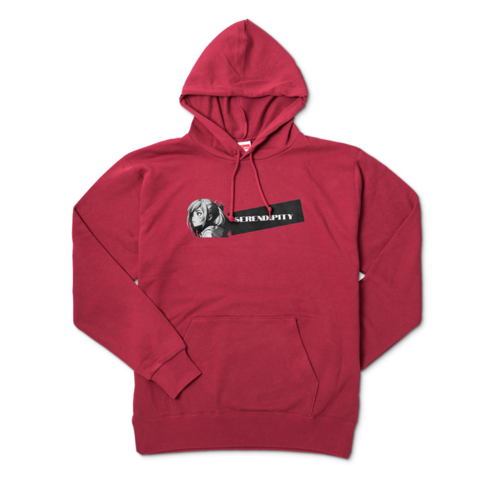 パーカー - XL - バーガンディ